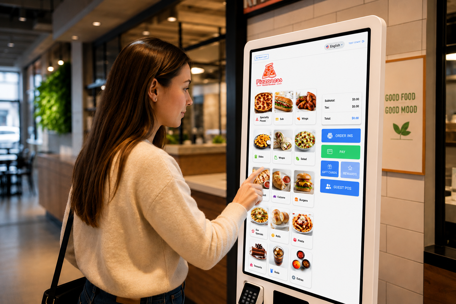 Kiosk interface